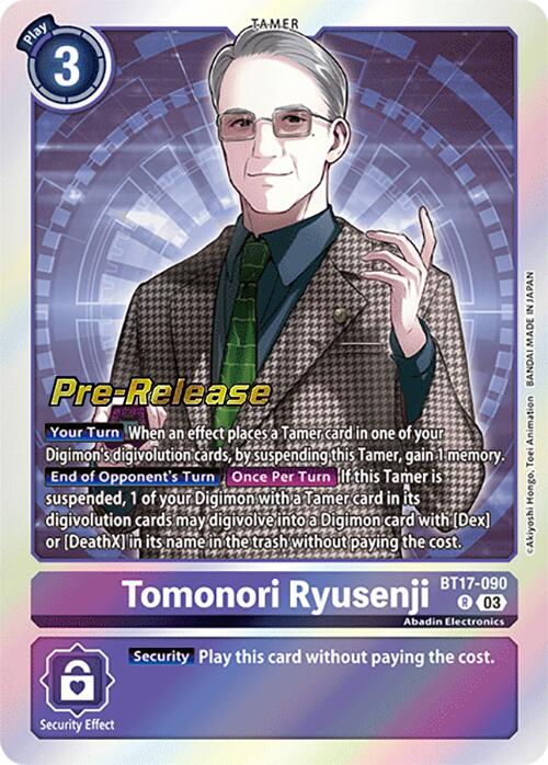 Tomonori Ryusenji [BT17-090] [Secret Crisis Pre-Release Cards] | Card Merchant Takapuna