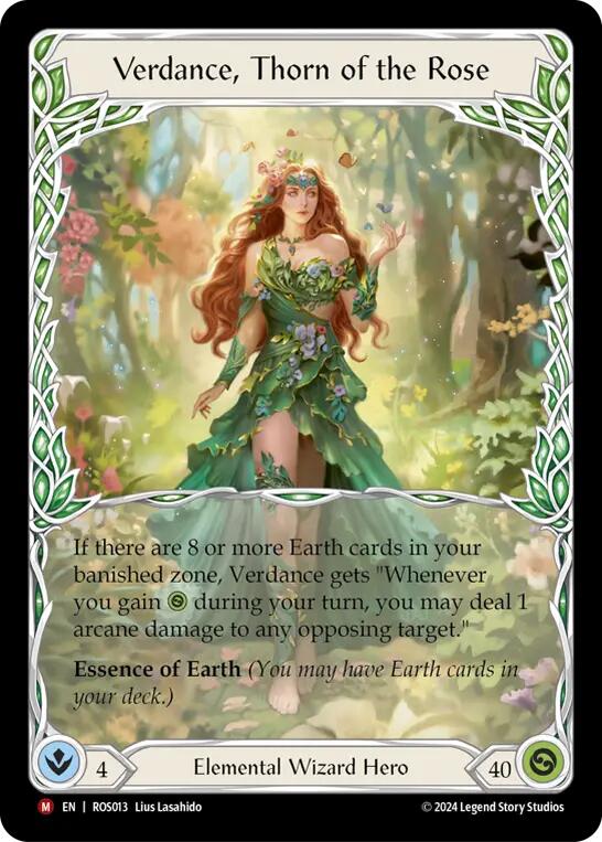 Verdance, Thorn of the Rose [ROS013] (Rosetta) | Card Merchant Takapuna