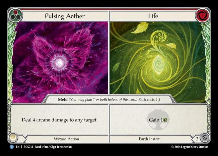 Pulsing Aether // Life [ROS018] (Rosetta)  Rainbow Foil | Card Merchant Takapuna