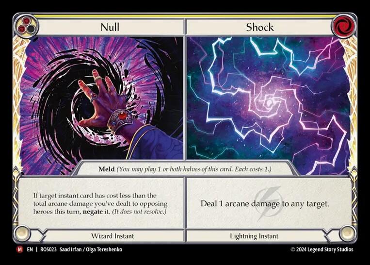 Null // Shock [ROS023] (Rosetta)  Rainbow Foil | Card Merchant Takapuna