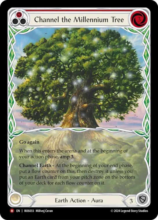 Channel the Millennium Tree [ROS033] (Rosetta)  Rainbow Foil | Card Merchant Takapuna