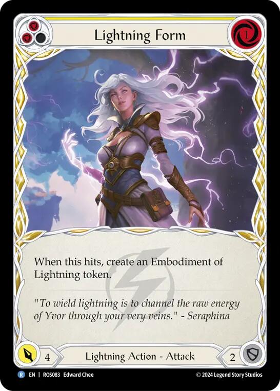 Lightning Form (Yellow) [ROS083] (Rosetta) | Card Merchant Takapuna