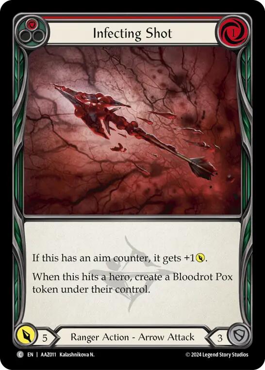 Infecting Shot (Red) [AAZ011] (Armory Deck: Azalea) | Card Merchant Takapuna