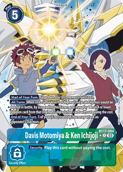 Davis Motomiya & Ken Ichijoji [BT17-084] (Alternate Art) [Secret Crisis] | Card Merchant Takapuna