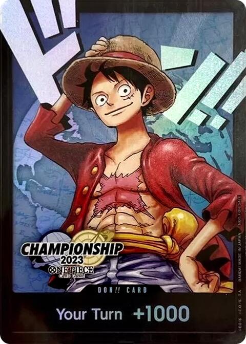 DON!! Card (Monkey.D.Luffy) (2023 World Championship Finals) [One Piece Promotion Cards] | Card Merchant Takapuna