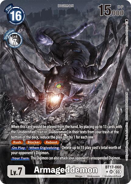 Armageddemon [BT17-060] (Alternate Art) [Secret Crisis] | Card Merchant Takapuna