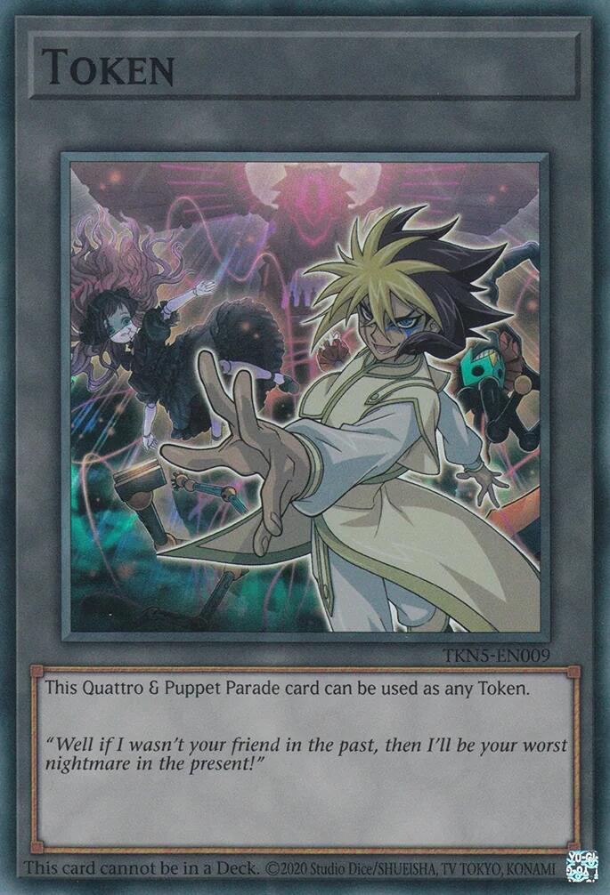 Token: Quattro & Puppet Parade [TKN5-EN009] Super Rare | Card Merchant Takapuna