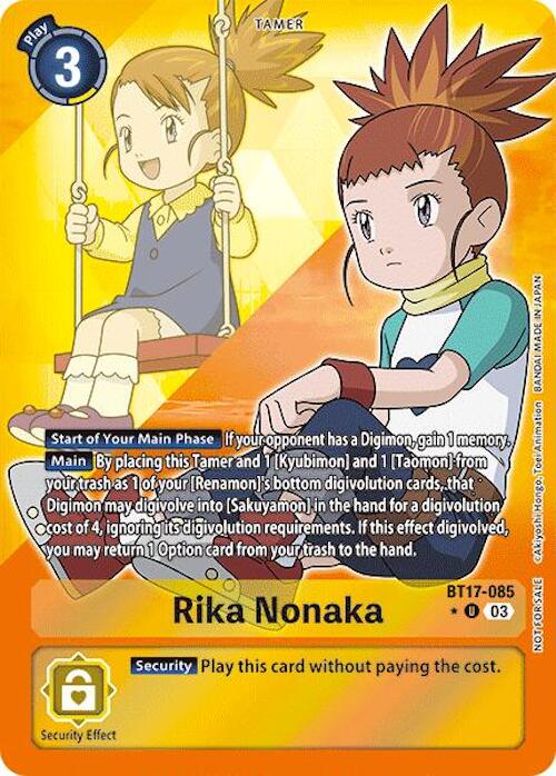 Rika Nonaka [BT17-085] (Alternate Art) [Secret Crisis] | Card Merchant Takapuna