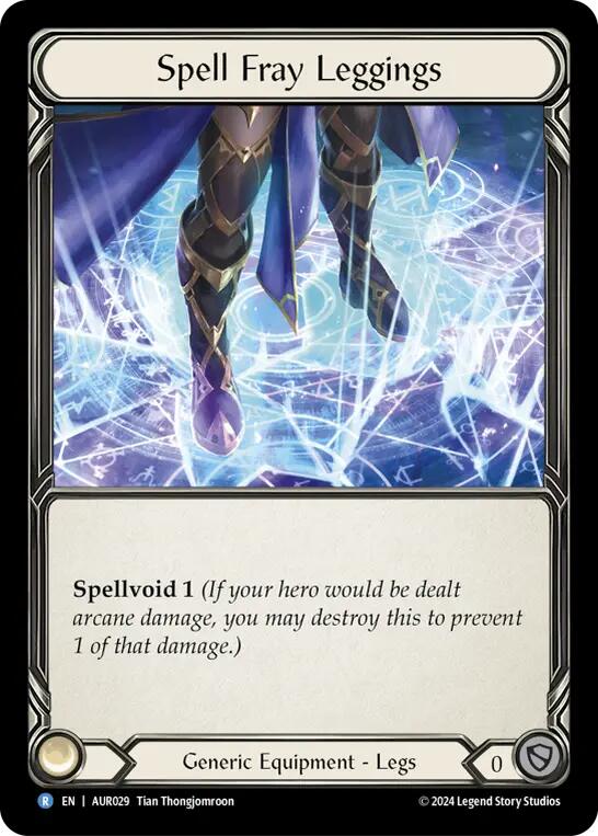 Spell Fray Leggings [AUR029] (1st Strike) | Card Merchant Takapuna