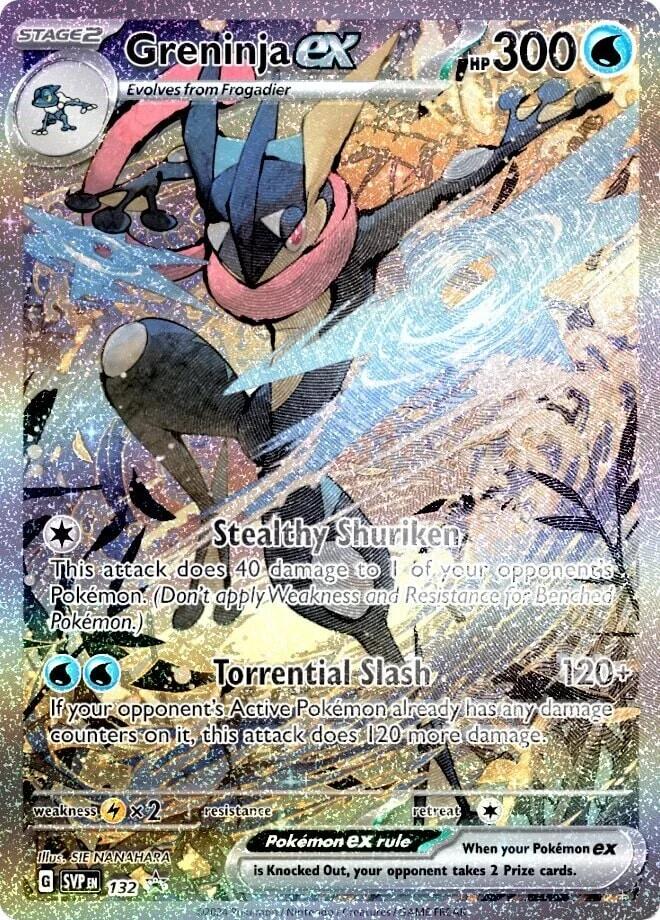 Greninja ex (132) [Scarlet & Violet: Black Star Promos] | Card Merchant Takapuna