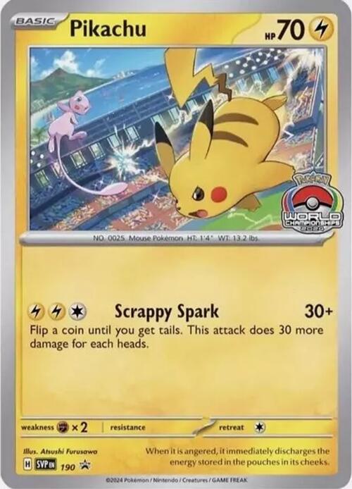 Pikachu (190) [Scarlet & Violet: Black Star Promos] | Card Merchant Takapuna