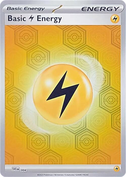 Basic Lightning Energy (004) [Scarlet & Violet: Shrouded Fable] | Card Merchant Takapuna