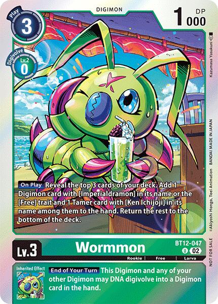 Wormmon [BT12-047] - BT12-047 (Gen Con 2024) [Across Time] | Card Merchant Takapuna