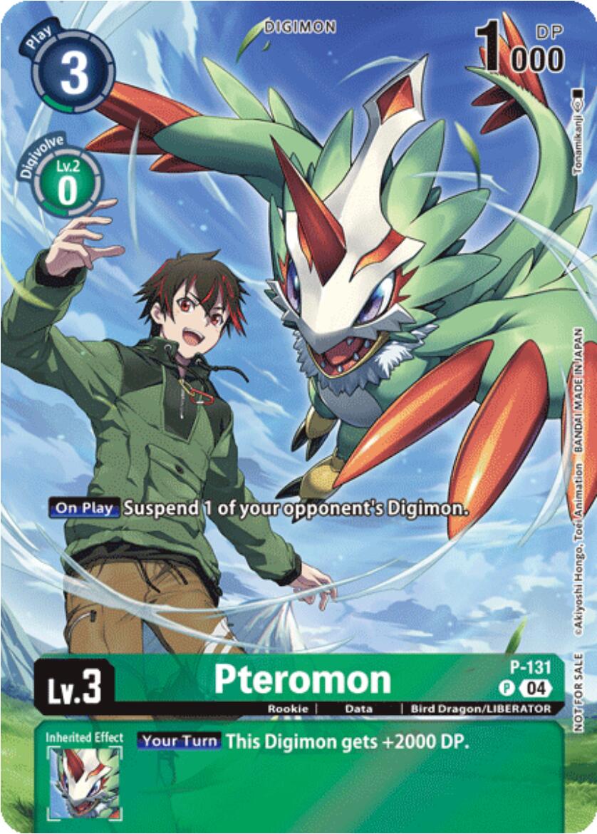 Pteromon [P-131] (Digimon Liberator Promotion) (Textured) [Promotional Cards] | Card Merchant Takapuna