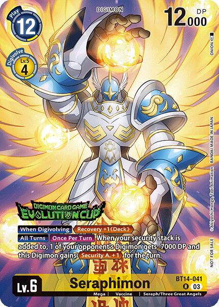 Seraphimon [BT14-041] (2024 Evolution Cup) [Blast Ace] | Card Merchant Takapuna