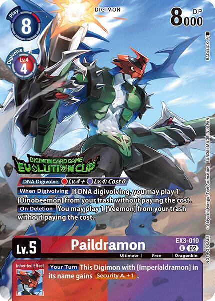 Paildramon [EX3-010] (2024 Evolution Cup) [Draconic Roar] | Card Merchant Takapuna