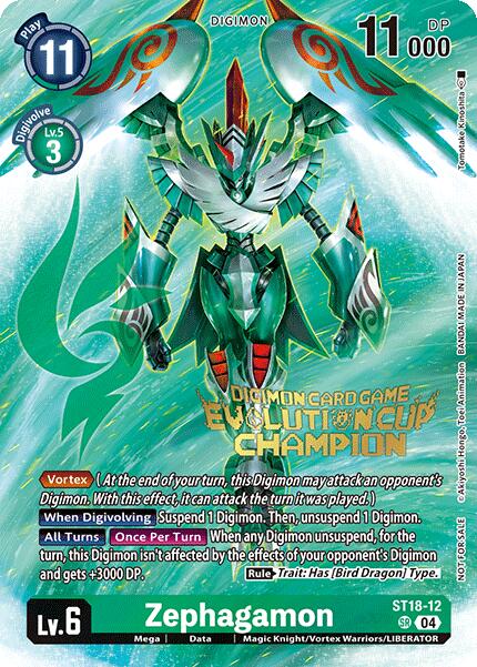 Zephagamon [ST18-12] (2024 Evolution Cup Champion) [Starter Deck: Guardian Vortex] | Card Merchant Takapuna