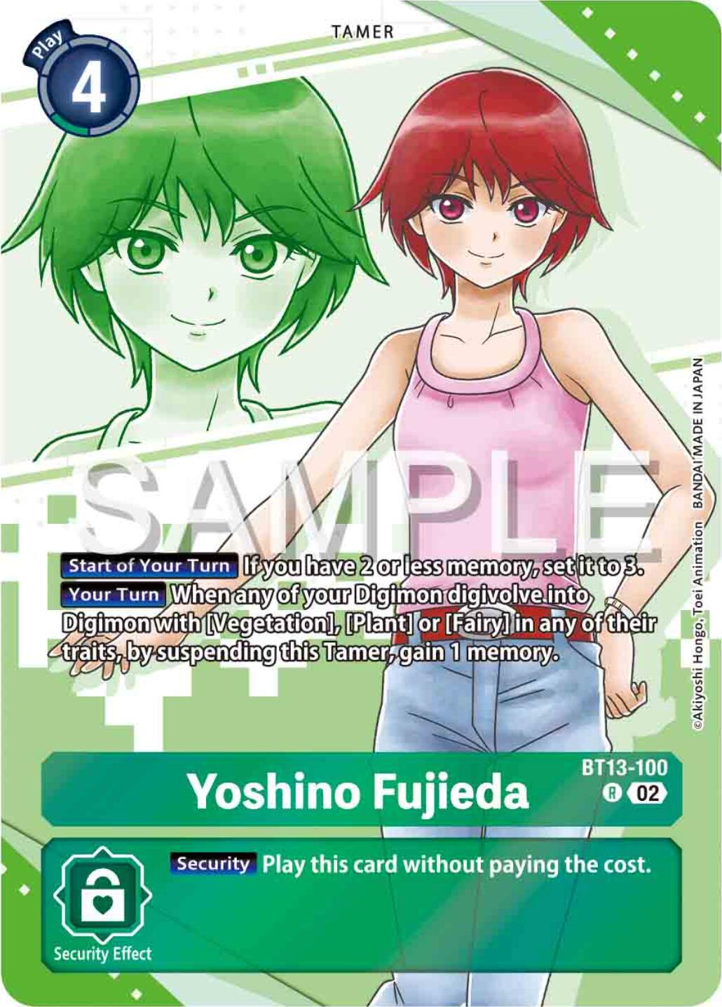 Yoshino Fujieda [BT13-100] (Premium Heroines Set) [Versus Royal Knights Booster] | Card Merchant Takapuna