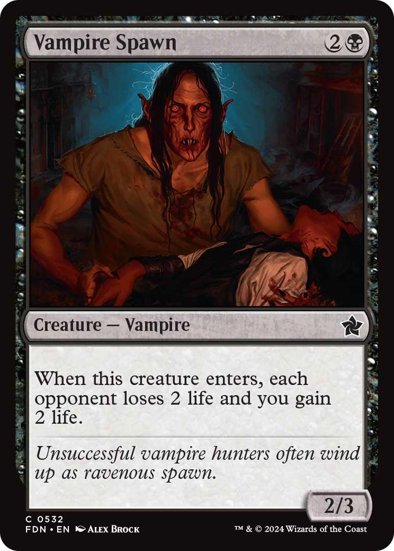 Vampires Deck Theme Card [Foundations] | Card Merchant Takapuna