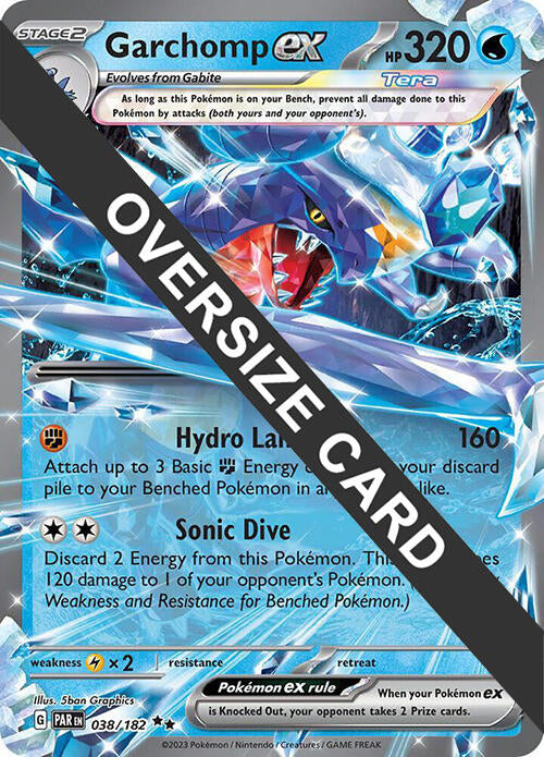 Garchomp ex (038) (Jumbo Card) [Scarlet & Violet: Black Star Promos] | Card Merchant Takapuna