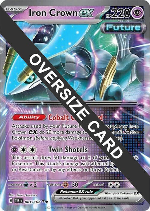 Iron Crown ex (081) (Jumbo Card) [Scarlet & Violet: Black Star Promos] | Card Merchant Takapuna