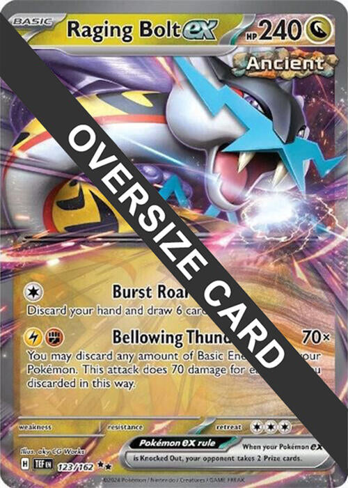 Raging Bolt ex (123) (Jumbo Card) [Scarlet & Violet: Black Star Promos] | Card Merchant Takapuna