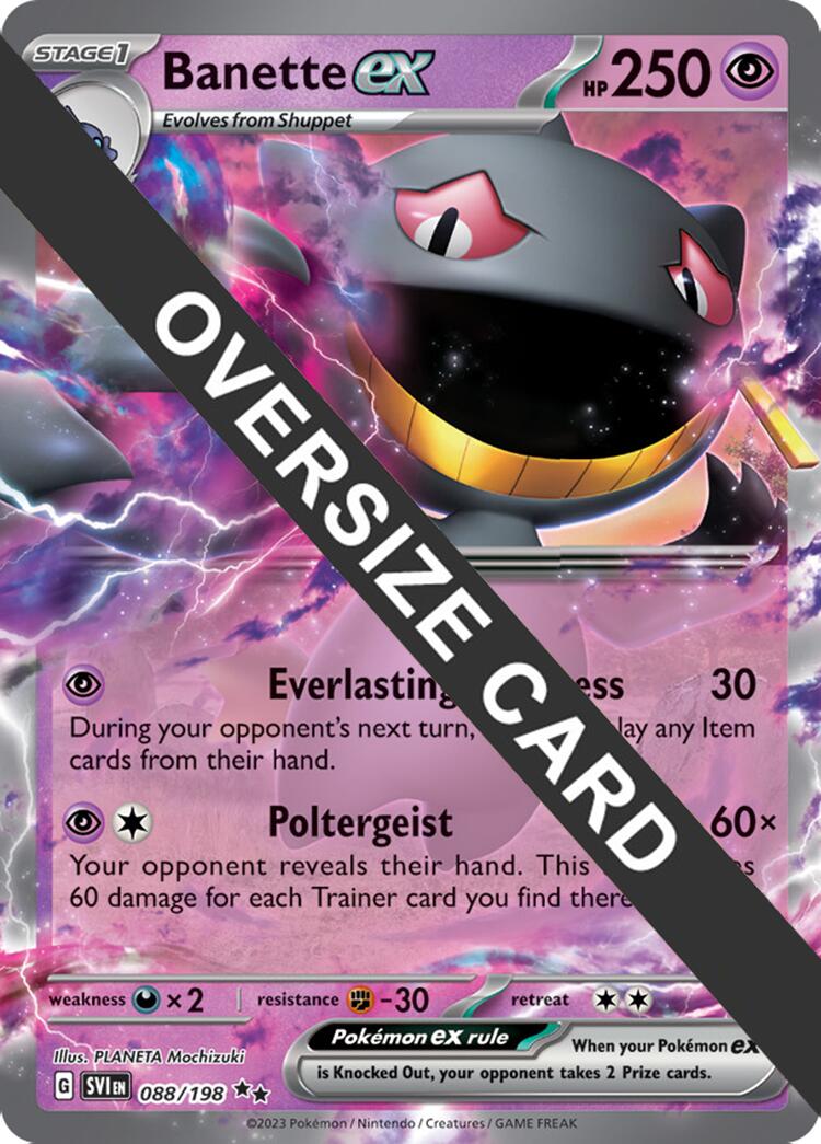 Banette ex (088) (Jumbo Card) [Scarlet & Violet: Black Star Promos] | Card Merchant Takapuna