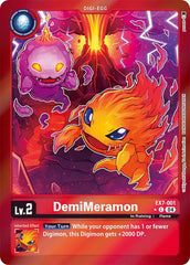 DemiMeramon [EX7-001] (Foil) [Digimon LIBERATOR] | Card Merchant Takapuna