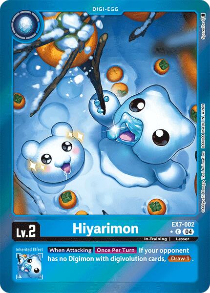 Hiyarimon [EX7-002] (Foil) [Digimon LIBERATOR] | Card Merchant Takapuna