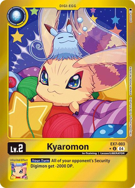 Kyaromon [EX7-003] (Foil) [Digimon LIBERATOR] | Card Merchant Takapuna