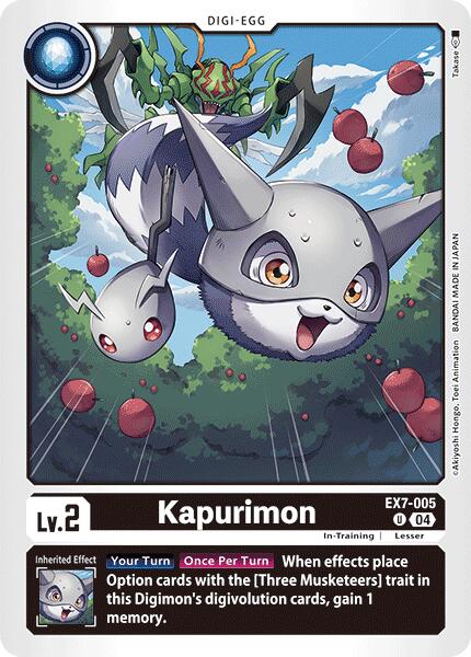 Kapurimon [EX7-005] [Digimon LIBERATOR] | Card Merchant Takapuna