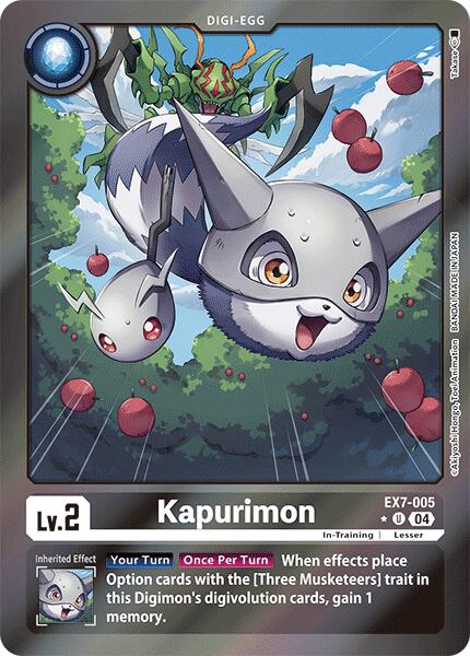 Kapurimon [EX7-005] (Foil) [Digimon LIBERATOR] | Card Merchant Takapuna