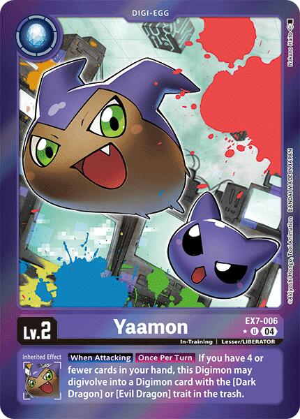 Yaamon [EX7-006] (Foil) [Digimon LIBERATOR] | Card Merchant Takapuna