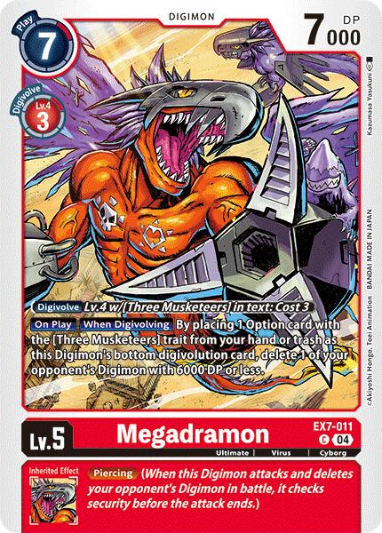 Megadramon [EX7-011] [Digimon LIBERATOR] | Card Merchant Takapuna