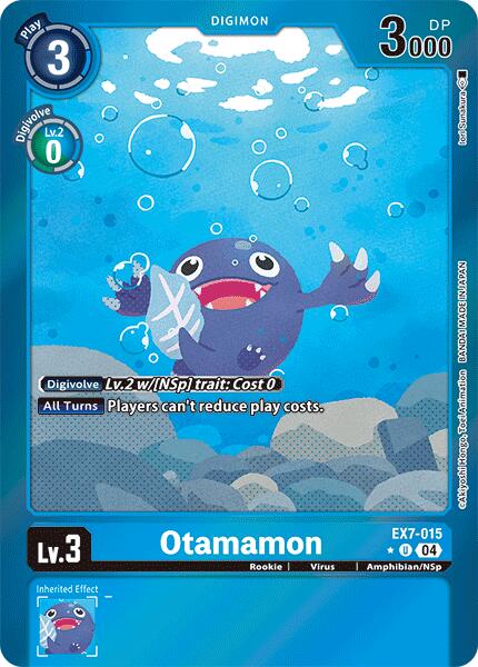 Otamamon [EX7-015] (Foil) [Digimon LIBERATOR] | Card Merchant Takapuna