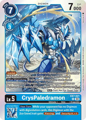 CrysPaledramon [EX7-021] [Digimon LIBERATOR] | Card Merchant Takapuna