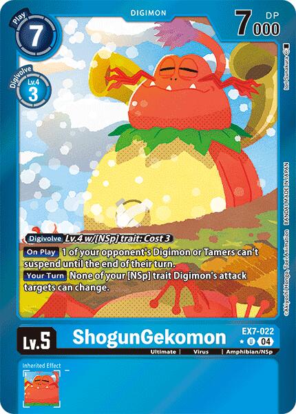 ShogunGekomon [EX7-022] (Foil) [Digimon LIBERATOR] | Card Merchant Takapuna