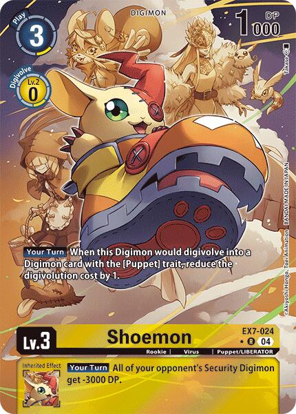 Shoemon [EX7-024] (Alternate Art) [Digimon LIBERATOR] | Card Merchant Takapuna