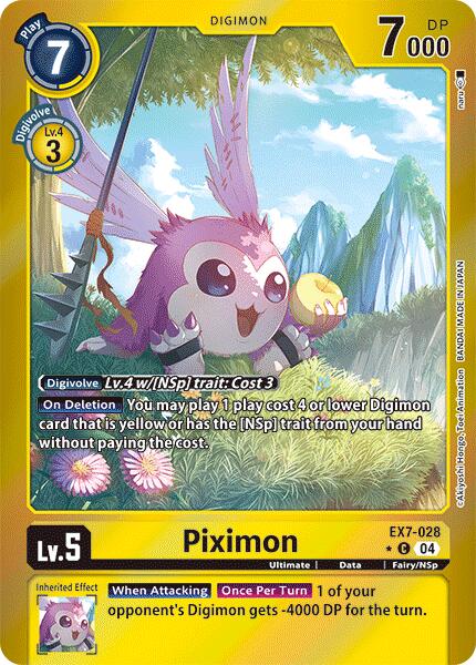 Piximon [EX7-028] (Foil) [Digimon LIBERATOR] | Card Merchant Takapuna