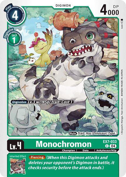 Monochromon [EX7-033] [Digimon LIBERATOR] | Card Merchant Takapuna