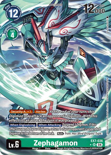 Zephagamon [EX7-036] (Alternate Art) [Digimon LIBERATOR] | Card Merchant Takapuna