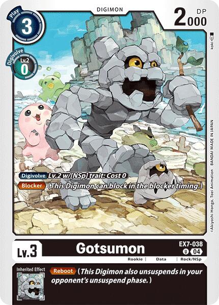 Gotsumon [EX7-038] [Digimon LIBERATOR] | Card Merchant Takapuna