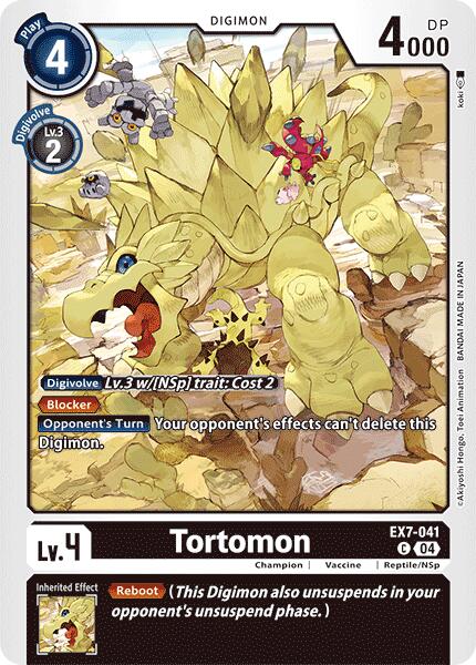 Tortomon [EX7-041] [Digimon LIBERATOR] | Card Merchant Takapuna