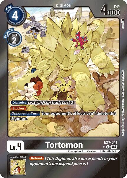 Tortomon [EX7-041] (Foil) [Digimon LIBERATOR] | Card Merchant Takapuna