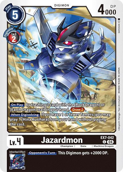 Jazardmon [EX7-042] [Digimon LIBERATOR] | Card Merchant Takapuna