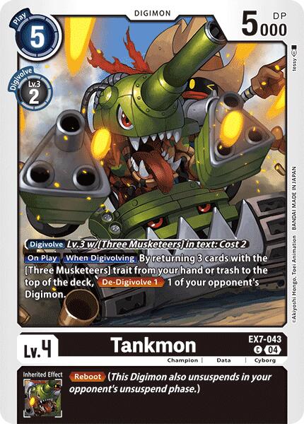 Tankmon [EX7-043] [Digimon LIBERATOR] | Card Merchant Takapuna