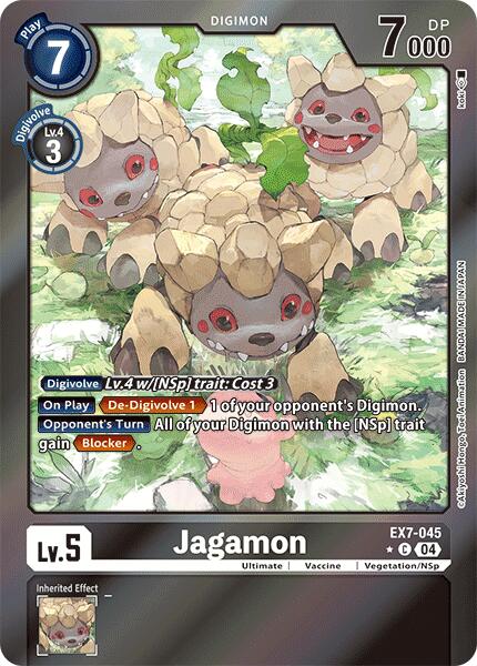 Jagamon [EX7-045] (Foil) [Digimon LIBERATOR] | Card Merchant Takapuna