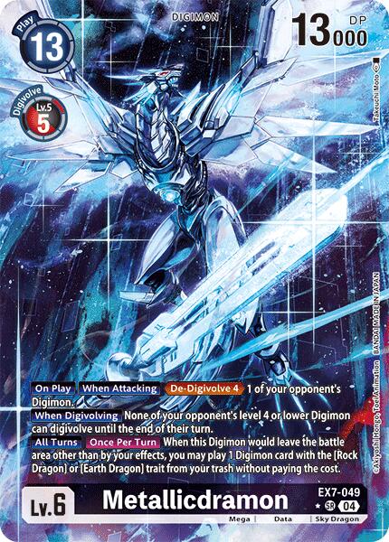 Metallicdramon [EX7-049] (Alternate Art) [Digimon LIBERATOR] | Card Merchant Takapuna