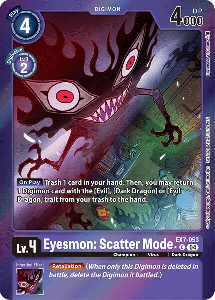 Eyesmon: Scatter Mode [EX7-053] (Foil) [Digimon LIBERATOR] | Card Merchant Takapuna