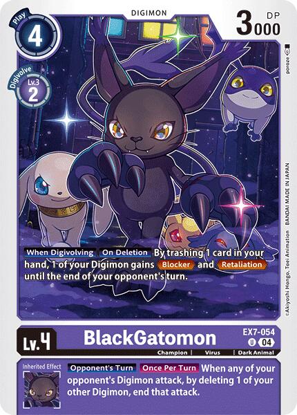 BlackGatomon [EX7-054] [Digimon LIBERATOR] | Card Merchant Takapuna